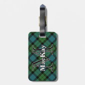 Epic Scotland Clan MacKay Ancient Tartan Bagagelabel (Achterkant verticaal)