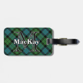 Epic Scotland Clan MacKay Ancient Tartan Bagagelabel (Achterkant horizontaal)