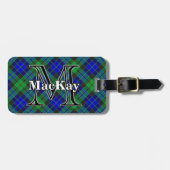 Epic Scotland Clan MacKay Tartan Bagagelabel (Voorkant horizontaal)