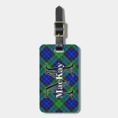 Epic Scotland Clan MacKay Tartan Bagagelabel (Voorkant verticaal)