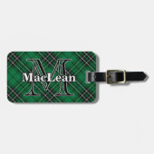 Epic Scotland Clan MacLean Hunting Tartan Bagagelabel (Voorkant horizontaal)