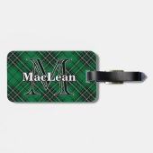 Epic Scotland Clan MacLean Hunting Tartan Bagagelabel (Achterkant horizontaal)
