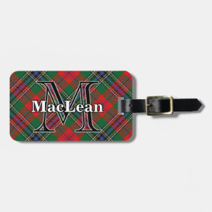Epic Scotland Clan MacLean Tartan Bagagelabel
