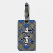 Epic Scotland Clan MacLellan Tartan Bagagelabel (Achterkant verticaal)