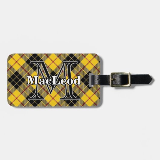 Epic Scotland Clan MacLeod van Lewis Tartan Bagagelabel (Voorkant horizontaal)