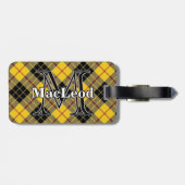 Epic Scotland Clan MacLeod van Lewis Tartan Bagagelabel (Achterkant horizontaal)