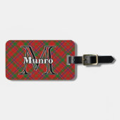 Epic Scotland Clan Munro Tartan Bagagelabel (Voorkant horizontaal)