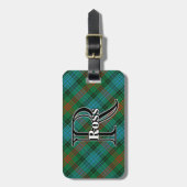 Epic Scotland Clan Ross Tartan past Bagagelabel (Voorkant verticaal)