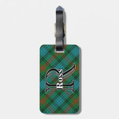 Epic Scotland Clan Ross Tartan past Bagagelabel (Achterkant verticaal)