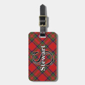 Epic Scotland Clan Stewart Tartan Bagagelabel (Voorkant verticaal)