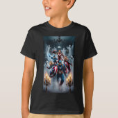 Epic Showdown: Avengers vs. Ghosts T-shirt (Voorkant)