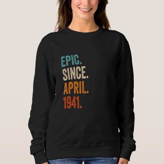 epic sinds april 1941 82e verjaardag trui (Voorkant)