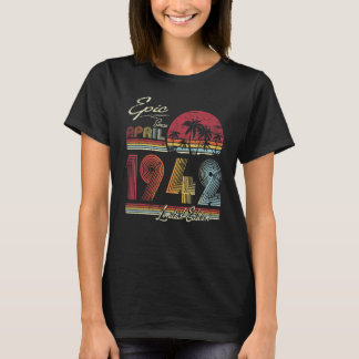 epic sinds april 1942 80 jaar 80e verjaardag 1 t-shirt