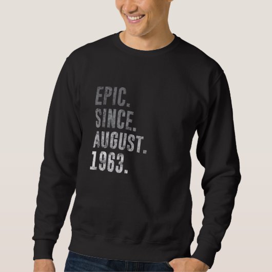 EPIC sinds augustus 1963 59e geboortedag 1963 Trui (Voorkant)