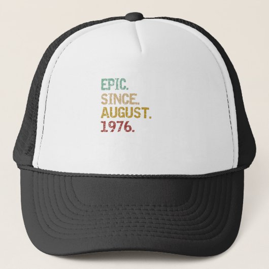 Epic sinds augustus 1976 trucker pet (Voorkant)