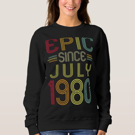 EPIC sinds juli 1981 41e verjaardag 41 jaar oud Trui (Voorkant)