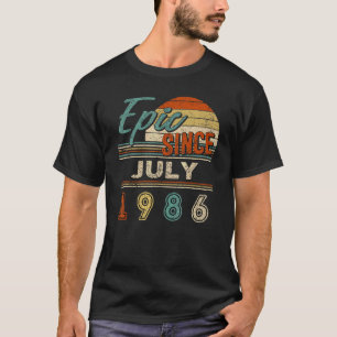 epic sinds juli 1986 36 jaar t-shirt
