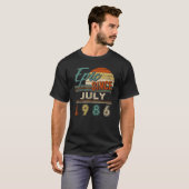 epic sinds juli 1986 36 jaar t-shirt (Voorkant volledig)