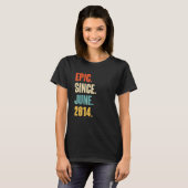EPIC sinds juni 2014 8 jaar oud op de achtste verj T-shirt (Voorkant volledig)