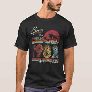 EPIC sinds maart 1982 39 jaar 39e quarantaine bir T-shirt
