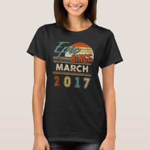  epic sinds maart 2017 5 jaar oud sinds de geboort t-shirt