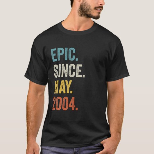 EPIC sinds mei 2004 18e verjaardag T-shirt (Voorkant)
