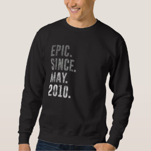 Epic Sinds mei 2010 12e verjaardag Vintage 2010 Trui