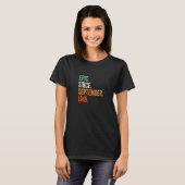 epic Sinds september 1949 74e verjaardag T-shirt (Voorkant volledig)