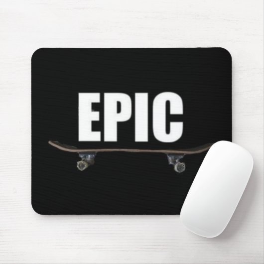 Epic Skating - Epic Skateboard Logo Mousepad Muismat (Met muis)
