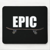 Epic Skating - Epic Skateboard Logo Mousepad Muismat (Voorkant)