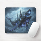 Epic Sky Leviathan Mousepad Een Steampunk Kunstwer Muismat (Met muis)