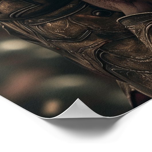 Epic Slag van het 300 Spartanen Poster (Hoek)