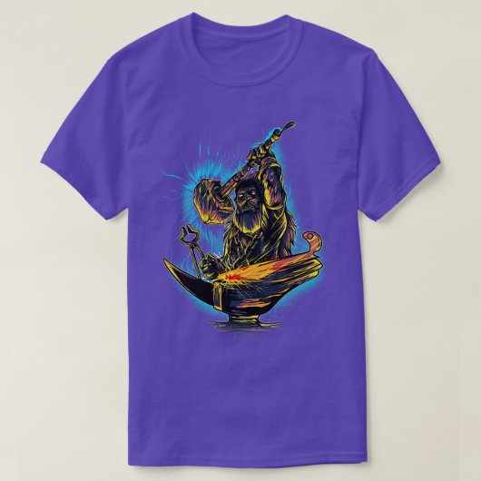 Epic smid Hot Forged Knifemaker T-shirt (Design voorkant)