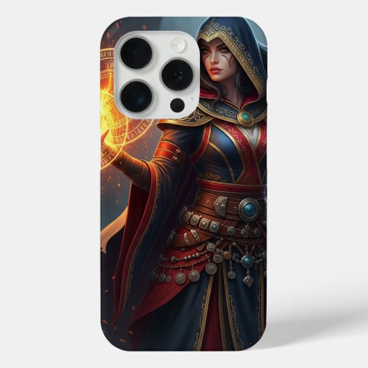 Epic Sorceress Spellcaster iPhone 15 Pro Case  (Achterkant)
