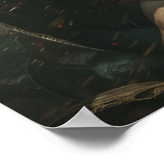 Epic Spartan Warriors Battle Scene Poster (Hoek)