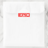 Epic Stamp Ronde Sticker (Tas)