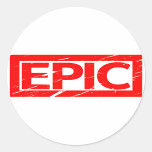 Epic Stamp Ronde Sticker