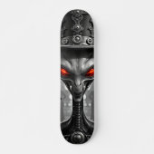 Epic Steampunk Alien Skateboard Design (Voorkant)