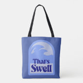 Epic Surf Vibes Tote Bag (Achterkant)