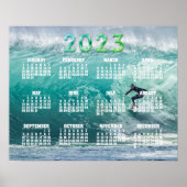 EPIC Surfing Wave 2023 Calendar Poster (Voorkant)