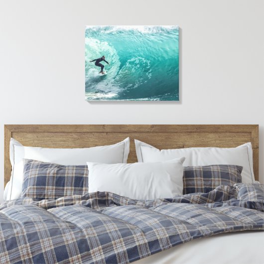 Epic SurfWave Canvas Afdruk (Insitu (Slaapkamer))