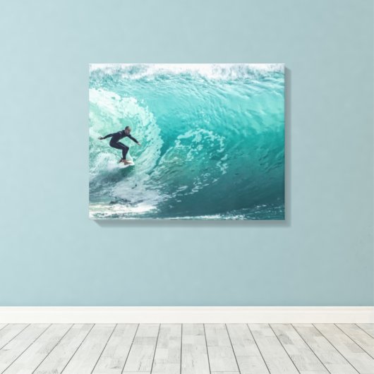 Epic SurfWave Canvas Afdruk (Insitu (Houten vloer))
