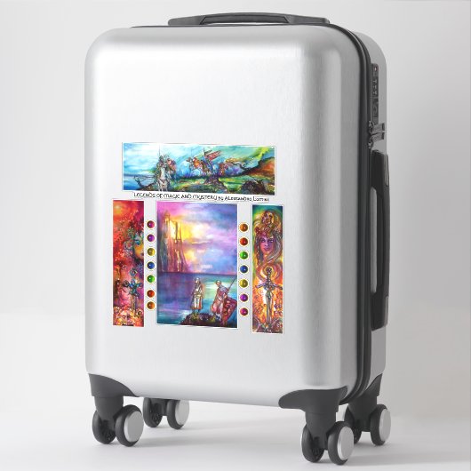 Epic Swords, Excalibur, Durendal, Medieval Knight Sticker (Koffer)