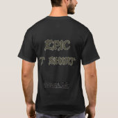 Epic T Shirt Black (Achterkant)