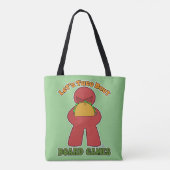 Epic Taco Over Bordspellen Meeple Plezier Tote Bag (Achterkant)