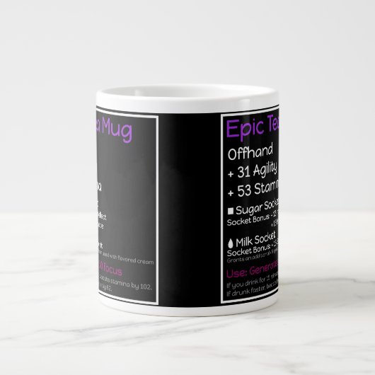 Epic Tea Mok Black (Voorkant)