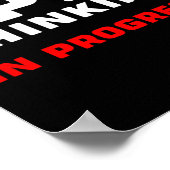 Epic Thinking In Progress Big Ideas Introvert Game Poster (Hoek)