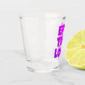 Epic Tier Loot Gamer Neon Paarse tekst Shot Glas (Links)