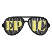 "Epic" tinten Aviator Zonnebril (Voorkant)
