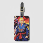 Epic Trump Samurai Anime Bagagelabel (Voorkant (verticaal))